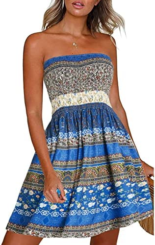 CHICGAL Summer Beach Dresses – Floral Print Sundress
