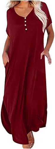 2023 Summer Casual Maxi Dress with Pocket