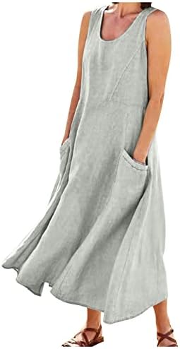 COTECRAM Women’s Summer Linen Sundress 2023