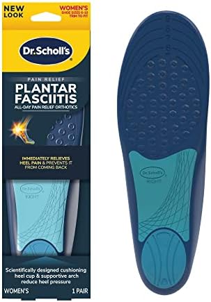 Dr. Scholl’s Plantar Fasciitis Pain Relief Orthotics: Women’s Size 6-10, 1 Pair