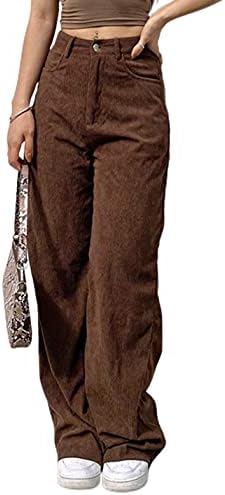 Stylish and Trendy: Brown Corduroy Pants for a Fashionable Look!