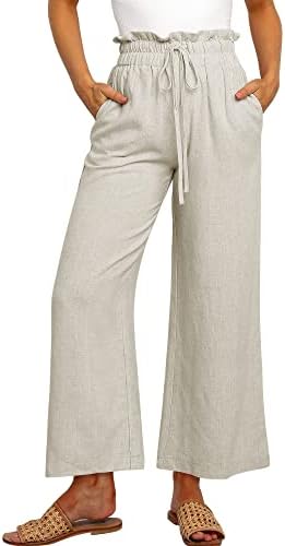 Turn heads in these chic Linen Wide Leg Pants