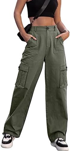Stylish Women’s Green Cargo Pants: A Must-Have for Fashionable Outfits!