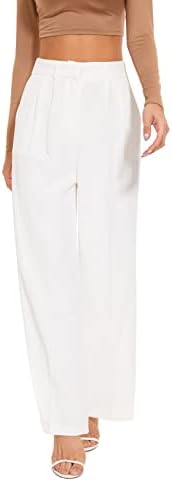 Stylish and Timeless: Rock the Wide Leg White Pants Trend!