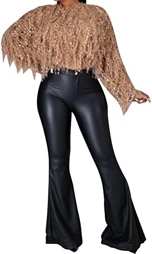 Get Flared Up with Leather Pants: Rock the Edgy Style!