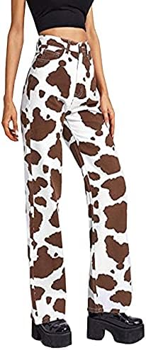 Cow Print Pants