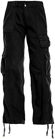 Go for a bold look with our sleek black cargo pants!