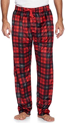 Bold and Stylish: Red and Black Pajama Pants for the Ultimate Comfort!