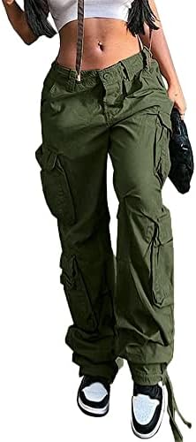 Stylish Women’s Green Cargo Pants – Go Green and Fashionable!