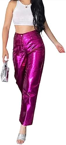 Turn Heads with Pink Leather Pants!