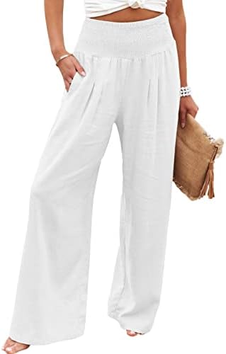 Stylish Wide Leg White Pants for a Chic and Effortless Look