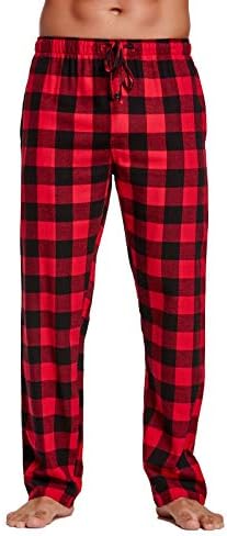 Bold and Stylish: Red and Black Pajama Pants for Ultimate Comfort