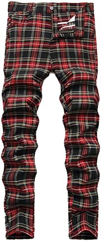 Boldly Stand Out with Red Plaid Pants!
