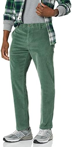 Get Noticed in Stylish Green Corduroy Pants!
