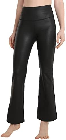 Leather Flare Pants
