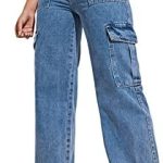 Denim Cargo Pants