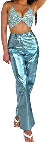 Get Noticed with Stylish Green Leather Pants