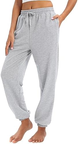 Get comfy in style with these trendy grey sweat pants!