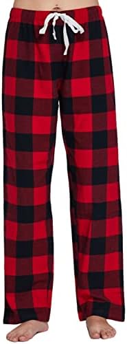 Stand out in style with these stunning red and black pajama pants!