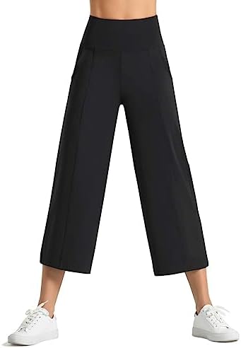 Style meets comfort with trendy wide leg cropped pants!