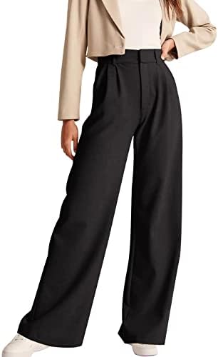 Flattering High Waisted Black Pants for a Sleek and Stylish Look!