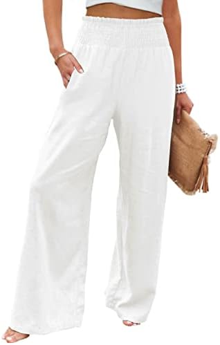 Wide Leg White Pants