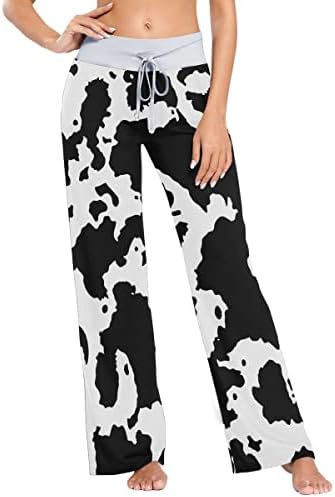 Cow Print Pants
