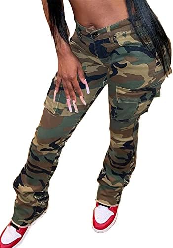 Camo Cargo Pants Women