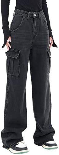 Get the Trendy Look with Denim Cargo Pants!