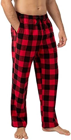 Bold and Stylish: Red and Black Pajama Pants for Ultimate Comfort!
