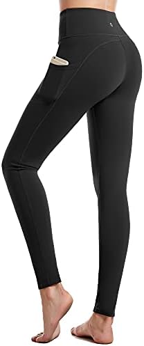 Rock your workout with these sleek black yoga pants!