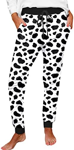 Get spotted in style with these cow print pants!