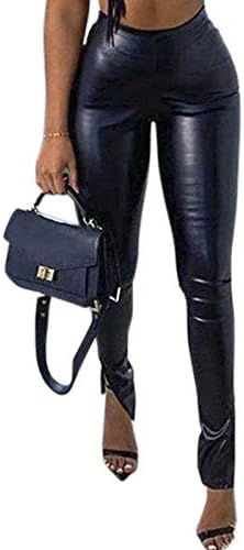 Rock the Scene with Leather Flare Pants