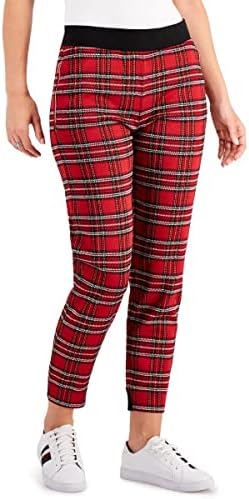 Stand out in style with our trendy Red Plaid Pants!