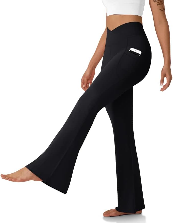 Get ready to strike a pose in these sleek Black Yoga Pants!
