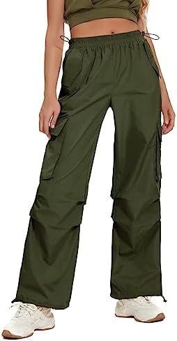 Stylish and Versatile: Discover the Trendy High Waisted Cargo Pants!