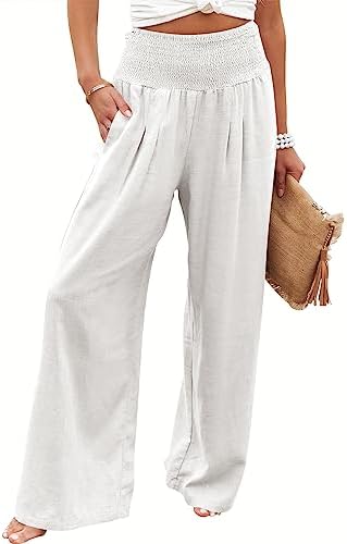 Stylish Wide Leg White Pants: Perfect for Any Occasion!
