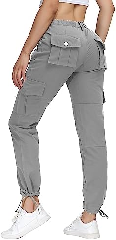 Stay trendy with these stylish high waisted cargo pants