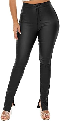 Rock your style with Leather Flare Pants!