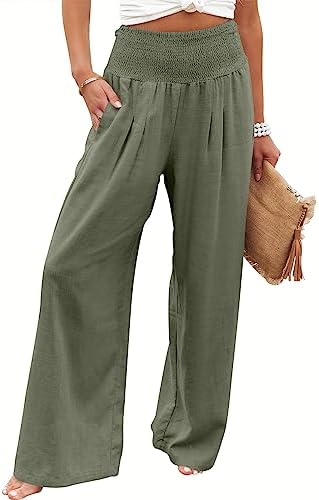 Get noticed with stylish green pants for women!