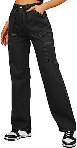 Get in Style with High Waisted Cargo Pants