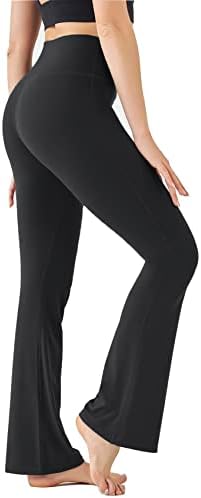 Stay stylish and comfortable with our sleek black yoga pants!