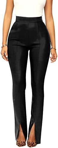 Faux Leather Pants Women