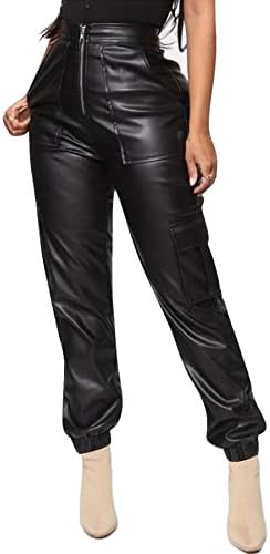 Rock the Scene with Stylish Green Leather Pants!