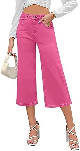 Wide Leg Cropped Pants