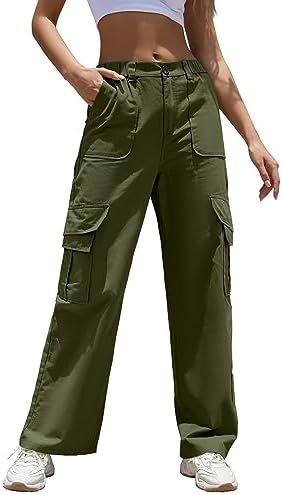 Green Cargo Pants Womenʼs